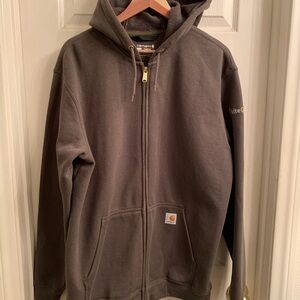 Carhartt Dark Gray Zip Up Hoodie
